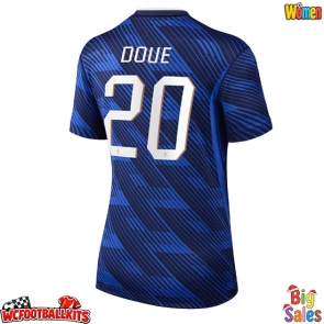 France Desire Doue #20 Replica Home Stadium Shirt for Women World Cup 2026 Short Sleeve